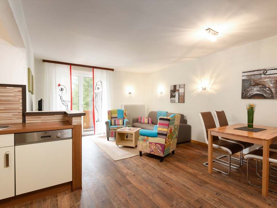 Studio mit Balkon